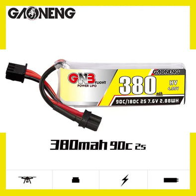 GNB 380 mAh 2S HV 90C XT30 LiPo Battery