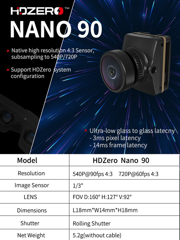 Runcam HDZero Nano 90 Camera