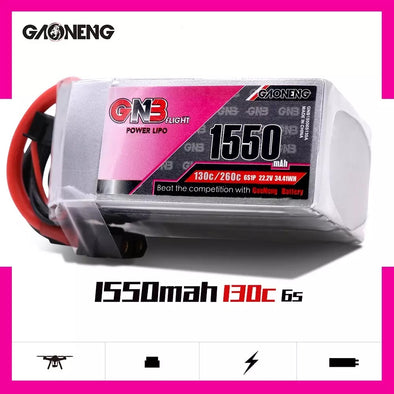GNB 1550 mAh 6S 130C XT60 LiPo Battery