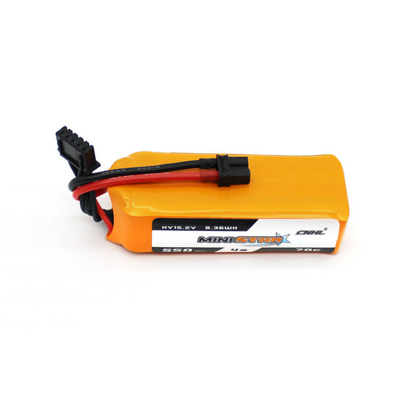 CNHL MiniStar HV 550 mAh 15.2V 4S 70C Lipo Battery - 3Pack