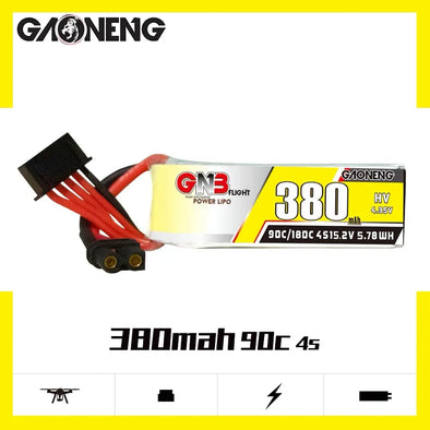GNB 380 mAh 4S HV 90C XT30 LiPo Battery