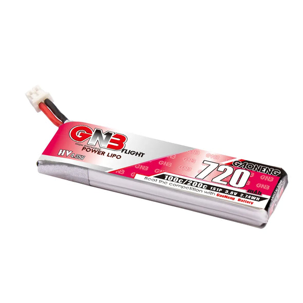 GNB 720 mAh 1S HV 100C PH2.0 LiPo Battery