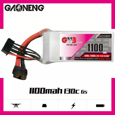 GNB 1100 mAh 6S 130C XT60 LiPo Battery