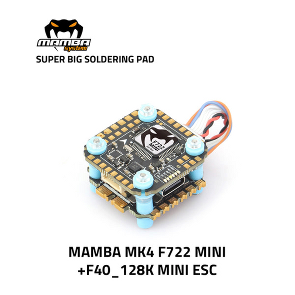 Diatone Mamba Stack MK4 F722 Mini 40A 3-6S 32bit 128K