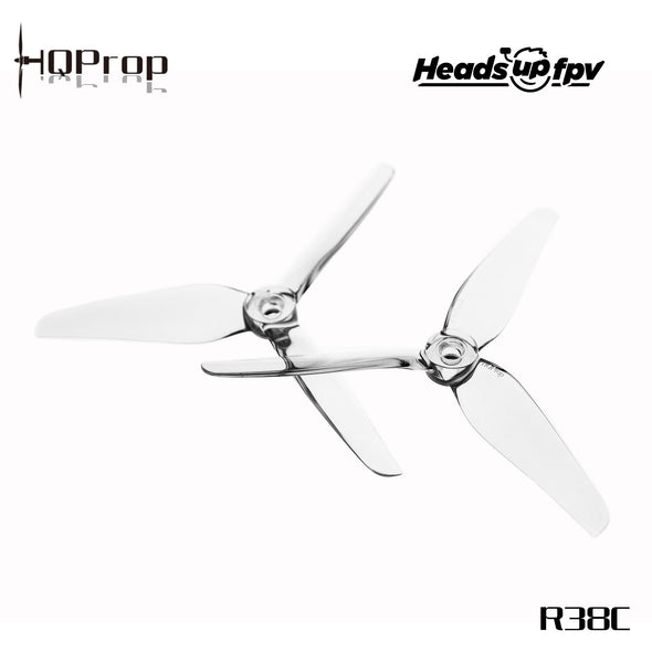 HQ Prop HeadsUp Racing Prop R38C Clear
